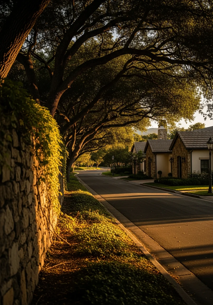Napa Valley residential property showing wine-country architecture and landscape integration.